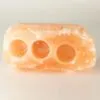 Natural Salt Candle Holder - 3 holes