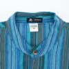 Nomad Sari Grandad Shirt - Turquoise - Large
