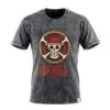 Nomad Sari Stonewashed Cotton T-Shirt - Rebel - Charcoal - Small