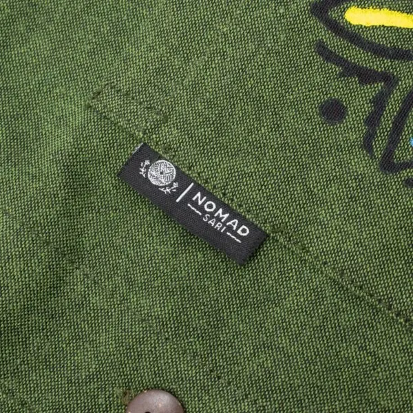 Nomad Sari Kathmandu Shirt - Forest Green - Medium