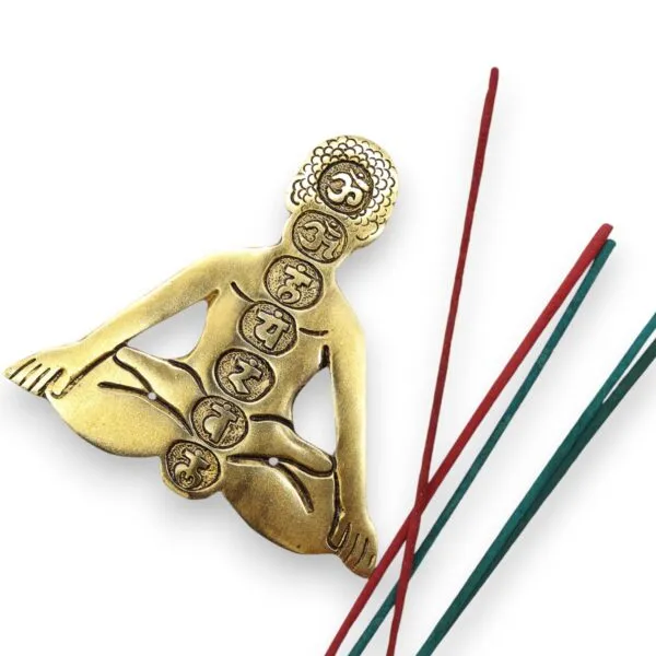 bG9jYWw6Ly9tZWRpYS8xTi82Qy82MFIzMEMxRzZXUzM2QzFOLzJlMTk3ZDFkLmpwZWc.webp Gold Aluminum Seven Chakra Yoga Incense Holder
