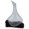 bG9jYWw6Ly9tZWRpYS8xUC9DQy82MFIzMEMxSjY0UktDQzFQLzFjODZiMGJmLmpwZw.webp Molten Glass Mini Decanter on Wood 20cm