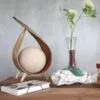 Molten Glass on Whitewash Wood - Vase - Medium
