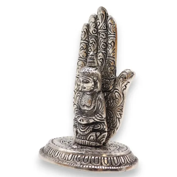 bG9jYWw6Ly9tZWRpYS8xUS82Qy82MFIzMEMxRzZXUzM2QzFRLzM0NmI0NTQ2LmpwZWc.webp Hand Buddha Incense Holder