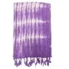 Boho Java Art Stole/Scarf - Lavender Stripes and Motiff - 62x200cm