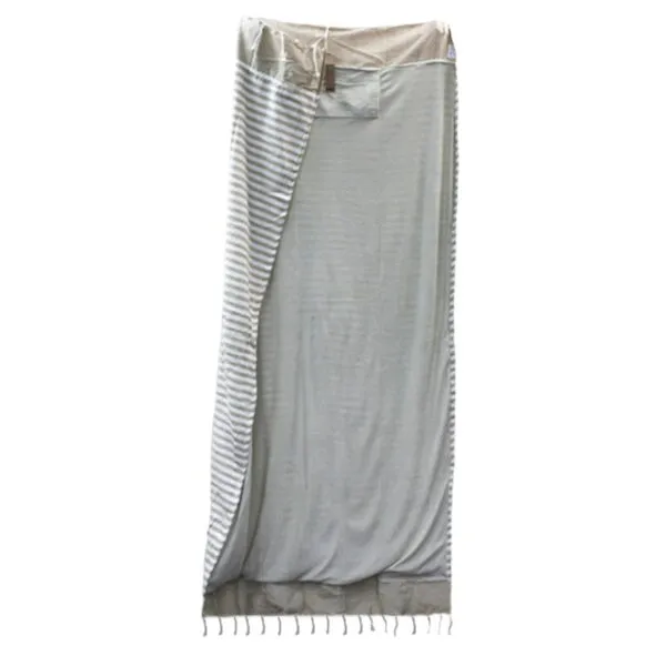 bG9jYWw6Ly9tZWRpYS8xUi80Qy82MFIzMEMxRzZNVzM0QzFSLzUxZTQ3ZmM4LmpwZWc.webp Cotton Pario Towel - 100x180 cm - Warm Sand