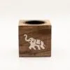 bG9jYWw6Ly9tZWRpYS8xUi9HRC82MFIzMEMxSjY0VjNHRDFSL2RlYjU1OWU5LmpwZw.webp Square Mango Wood Oil Burner - Elephant