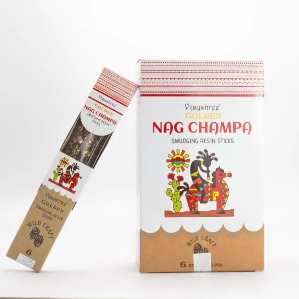 Golden Nag Champa Smudging Resin Sticks - 30g