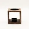 bG9jYWw6Ly9tZWRpYS8xUy9HRC82MFIzMEMxSjY0VjNHRDFTLzFjMzMzZjkzLmpwZw.webp Square Mango Wood Oil Burner - Elephant