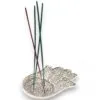 bG9jYWw6Ly9tZWRpYS9IRy80RC82MFIzMEMxRzZXUzM0REhHLzg2NjFlM2NiLmpwZWc.webp Polished Aluminium Lrg Hamsa Incense Holder