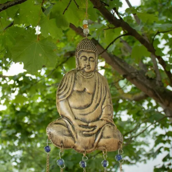 Indian Chimes - Lrg Buddha 5 Bell Chimes