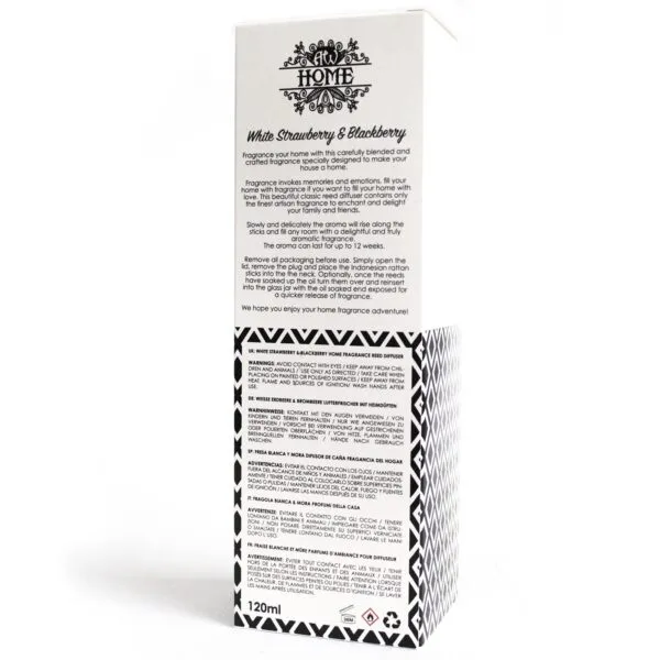 120ml Reed Diffuser - White Strawberry and Blackberry