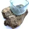 bG9jYWw6Ly9tZWRpYS9ISi8yRC82MFIzMEMxRzZXUjMyREhKL2UyNjhjMDNiLmpwZWc.webp Molten Crackled Glass Tank on Wood