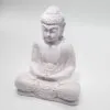 Meditation Buddha Lamp Lavender Crackle - Oval Stand