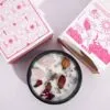 Hop Hare Crystal Magic Flower Candle - The Lovers