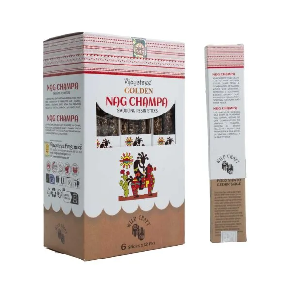 Golden Nag Champa Smudging Resin Sticks