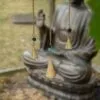 Indian Chimes - Hamsa Sm Mirror 3 Bells