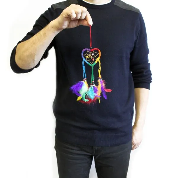 bG9jYWw6Ly9tZWRpYS9ITi9FQy82MFIzMEMxRzZHVDNFQ0hOLzcxY2RmZmY2LmpwZWc-2.webp Bali Dreamcatchers - Small Heart - Black/White/Red