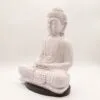 Meditation Buddha Lamp Lavender Crackle - Oval Stand