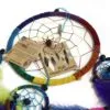 Bali Dreamcatchers - Small Round - Black/White/Red