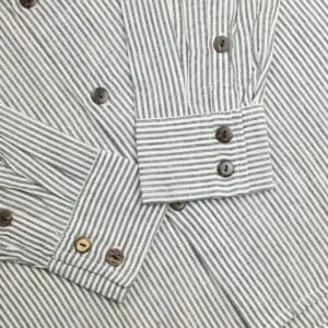 Nomad Sari Grandad Shirt - Grey Stone - XL