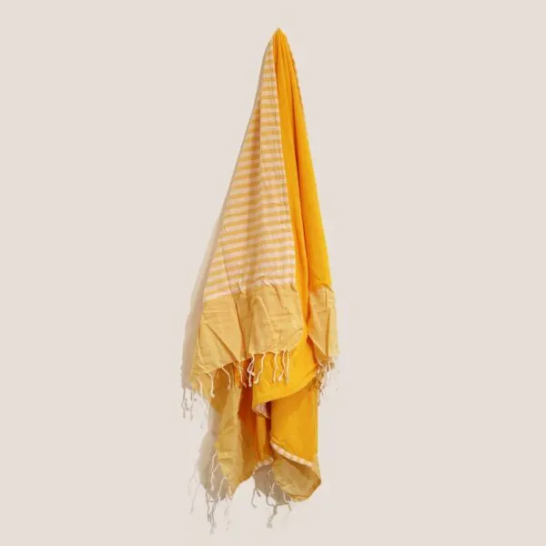 bG9jYWw6Ly9tZWRpYS9IUS80Qy82MFIzMEMxRzZNVzM0Q0hRLzljNGNhOWU2LmpwZWc.webp Cotton Pario Towel - 100x180 cm - Sunny Yellow
