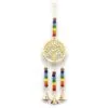 Indian Chimes - Brass Tree of Life with Chakra Beads - 3 Bells