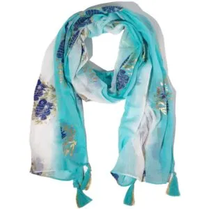 bG9jYWw6Ly9tZWRpYS9IUS9HRC82MFIzMEMxSjY4UjNHREhRL2MwMDdmZThkLmpwZw.webp Nomad Sari Aqua Fish Scarf – Turquoise (180x50cm)