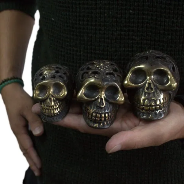 Skulls - Brass Skulls for the Spiritual soul.