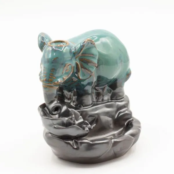 bG9jYWw6Ly9tZWRpYS9IUi9FQy82MFIzMEMxSjY4UzNFQ0hSLzI5MGU5NDY3LmpwZw.webp Backflow Incense Burner - Elephant at Pool