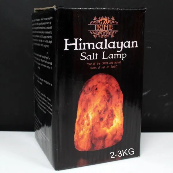Quality Natural Salt Lamp - and Base apx 2-3kg