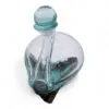 Molten Glass Duck Decanter on Wood with Stopper 19cm