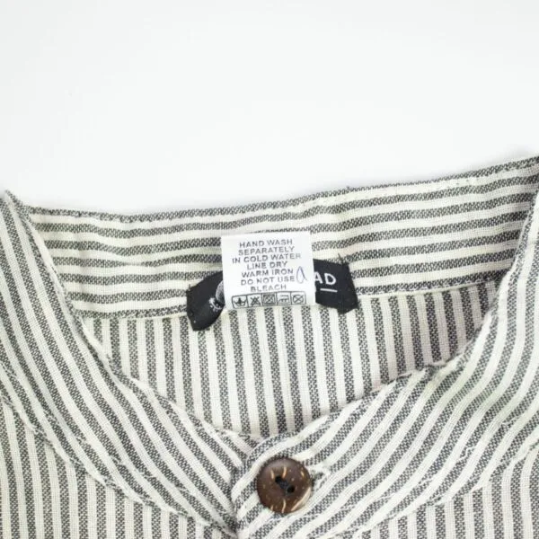 Nomad Sari Grandad Shirt - Grey Stone - XL