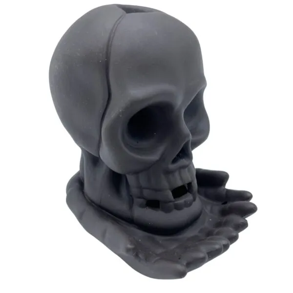 Backflow Incense Burner - Weeping Skull (with light)