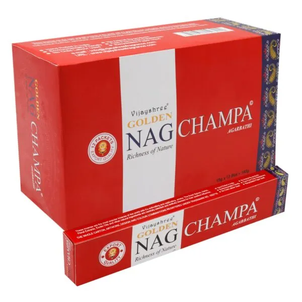Pure Artisanal Golden Nag Champa Natural Incense (15g)