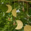 Indian Chimes - Brass Moon Phases Chimes
