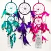 Bali Dreamcatchers - Medium Round - Turq/Pink/Purp