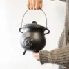 Extra Huge Cast Iron Cauldron with Pentagon 23x18cm (at least 4kg)