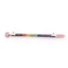7 Chakra Crystal Healing Wand - Rose Quartz