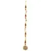 Indian Chimes - Brass Flower of Life with Rudraksha Beads String Bells