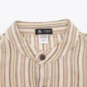 Nomad Sari Grandad Shirt - Brown Beige - XL