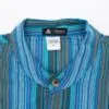 Nomad Sari Grandad Shirt - Turquoise - Medium