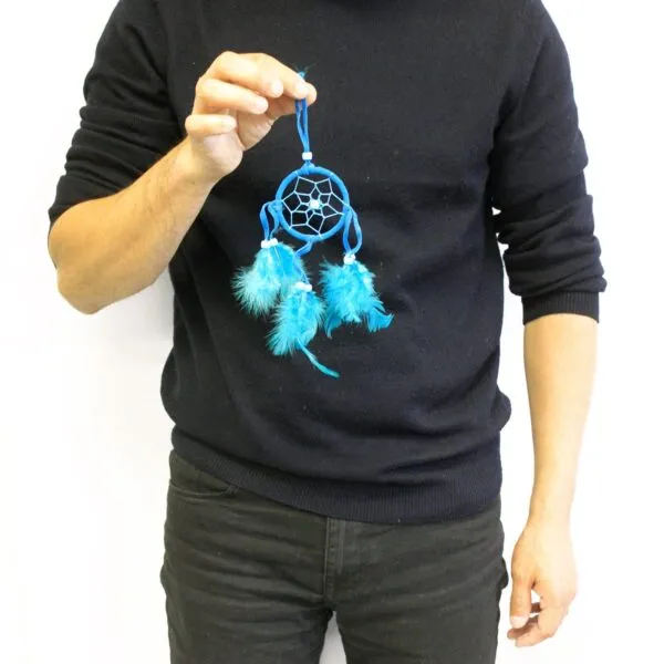 Bali Dreamcatchers - Small Round - Black/White/Red