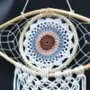 Evil Eye Macramé Dream Catcher Brown/White/Grey