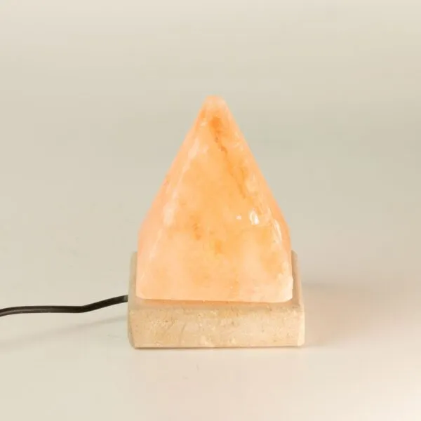 Quality USB Pyramid Salt Lamp - 9 cm (single)