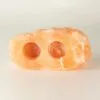 Natural Salt Candle Holder - 2 holes