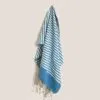 Cotton Pario Throw - 100x180 cm - Sky Blue