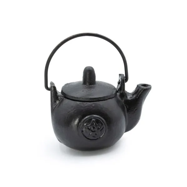 bG9jYWw6Ly9tZWRpYS9TUy80Qy82MFIzMEMxSjZDUks0Q1NTL2UxYjNkNjVkLmpwZw.webp Small Cast Iron Ritual Pot with Pentagon 8x8x10cm