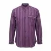 bG9jYWw6Ly9tZWRpYS9TUy9FRC82MFIzMEMxSjY4VzNFRFNTLzIyZWUzMGFkLmpwZw.webp Nomad Sari Grandad Shirt - Black Purple - Medium
