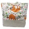 Sloths Design Beach Tote Bag with Rope Handle